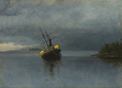 Wreck of the Ancon by Albert Bierstadt